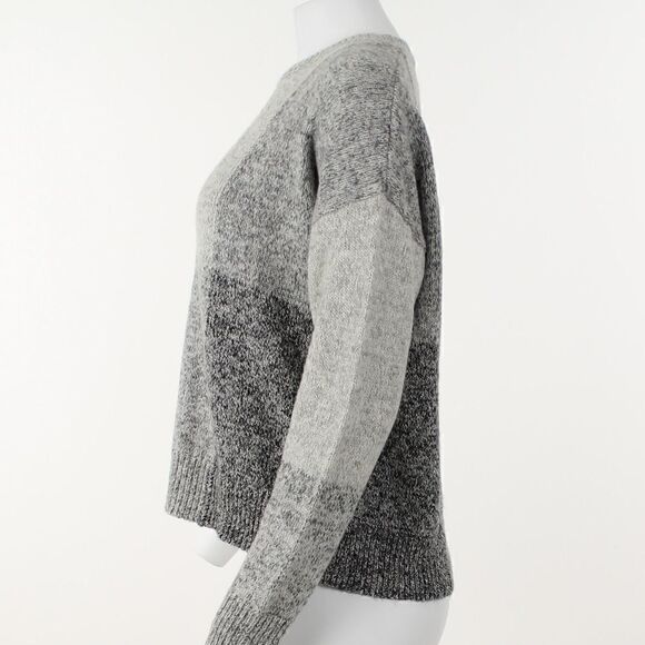 Calvin Klein Plaid Sweater Heather Granite Multi - Picture 3 of 5